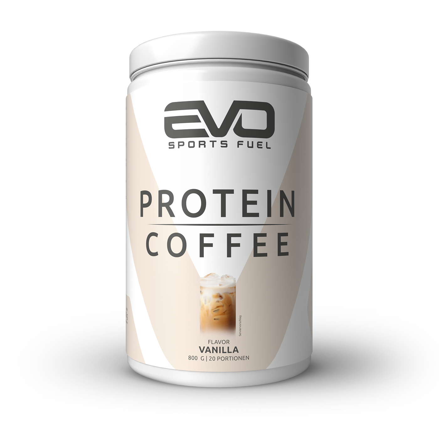 EVO Protein Coffee mit Vanilla Flavor 29 g Proteine und 106 mg Koffein